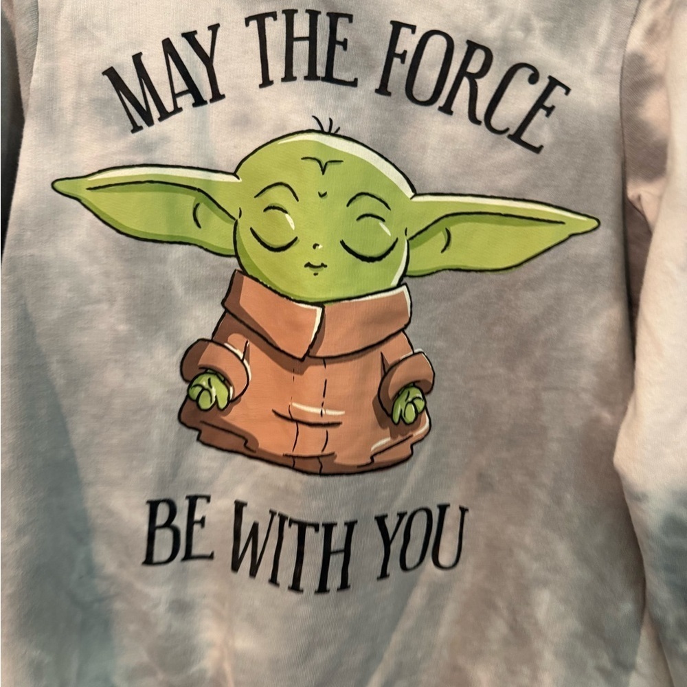 Star Wars Kids Yoda Sweatshirt. Like New! Sz 7 - Picture 2 of 6